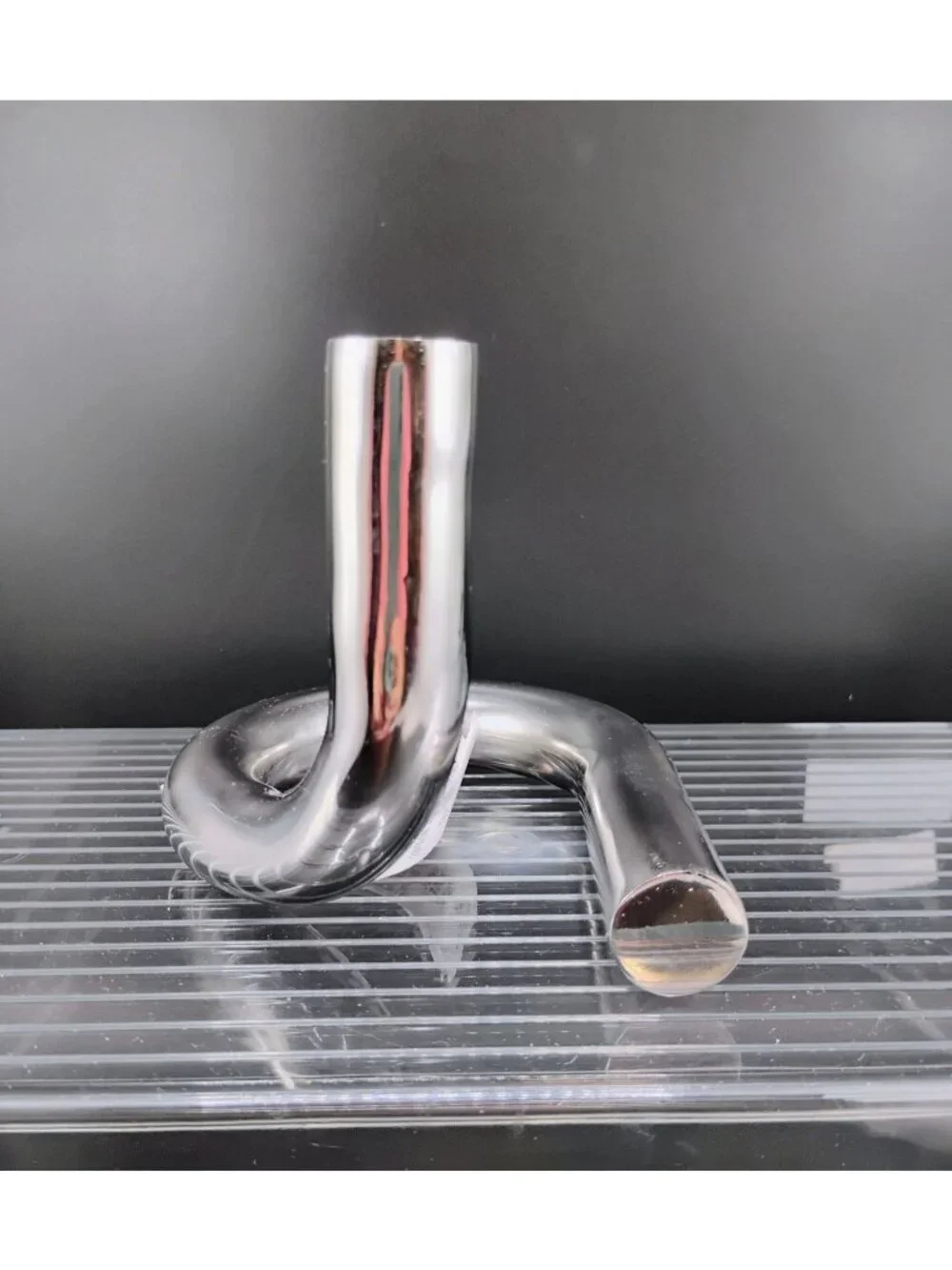 Threshold Silver Loop Metal Candle Holder 10